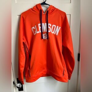 Clemson Tigers Fleece Hoodie NWOT Orange Purple Men's M Collegiate